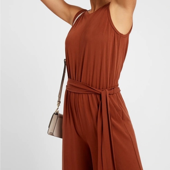 Banana Republic Sleeveless Jumpsuit with Wide-Leg Silhouette - Picture 3 of 11
